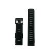 Suunto D5 24mm Siyah Silikon Kordon Siyah Tokalı